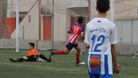 Marc Gordillo al partit de futbol infantil Vilassar de Mar-Molins. Vilassar de Mar. 13 de juny de 2021