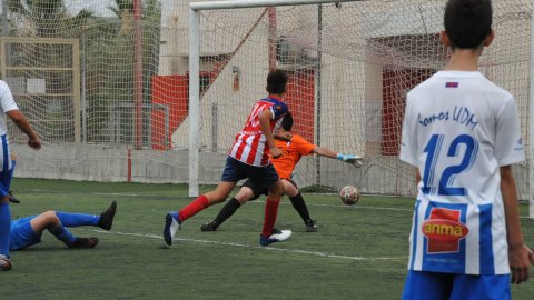 Marc Gordillo al partit de futbol infantil Vilassar de Mar-Molins. Vilassar de Mar. 13 de juny de 2021
