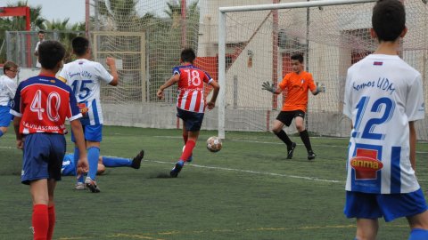 Marc Gordillo al partit de futbol infantil Vilassar de Mar-Molins. Vilassar de Mar. 13 de juny de 2021