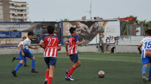 Marc Gordillo al partit de futbol infantil Vilassar de Mar-Molins. Vilassar de Mar. 13 de juny de 2021