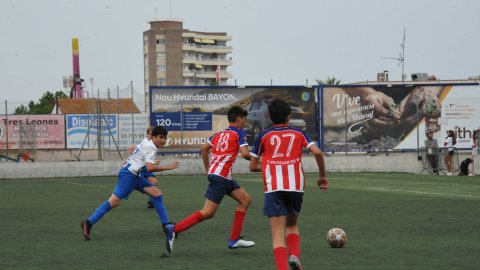 Marc Gordillo al partit de futbol infantil Vilassar de Mar-Molins. Vilassar de Mar. 13 de juny de 2021