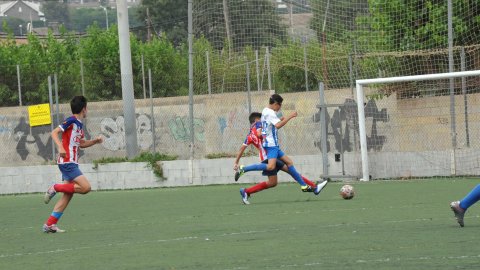 Marc Gordillo al partit de futbol infantil Vilassar de Mar-Molins. Vilassar de Mar. 13 de juny de 2021
