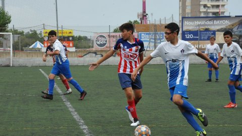 Marc Gordillo al partit de futbol infantil Vilassar de Mar-Molins. Vilassar de Mar. 13 de juny de 2021
