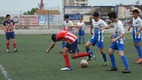 Marc Gordillo al partit de futbol infantil Vilassar de Mar-Molins. Vilassar de Mar. 13 de juny de 2021
