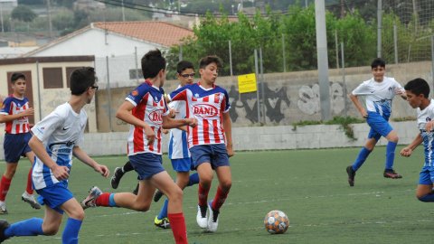 Marc Gordillo al partit de futbol infantil Vilassar de Mar-Molins. Vilassar de Mar. 13 de juny de 2021