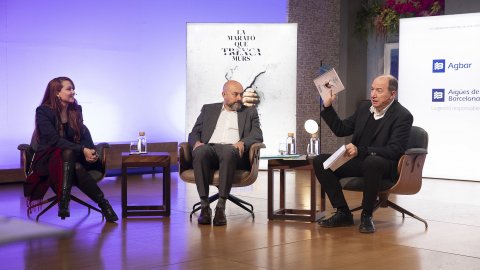Presentació de La Marató de TV3 i Catalunya Ràdio dedicada a la salut mental, al plató de TV3. Sant Joan Despí. 15 de desembre de 2021
