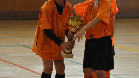 Marc Gordillo, a l'equip de futbol sala pre-benjamí del club esportiu Sant Joan de Vilassar de Mar. Any 2014. Foto: Saül Gordillo