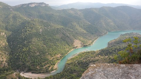 Priorat, Ribera d'Ebre i Terra Alta. Visita als municipis d'El Pinell de Brai, Miravet, la Morera de Montsant, Siurana, Porrera, Gratallops i Falset. Agost de 2014. Foto: Saül Gordillo