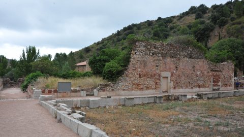 Priorat, Ribera d'Ebre i Terra Alta. Visita als municipis d'El Pinell de Brai, Miravet, la Morera de Montsant, Siurana, Porrera, Gratallops i Falset. Agost de 2014. Foto: Saül Gordillo