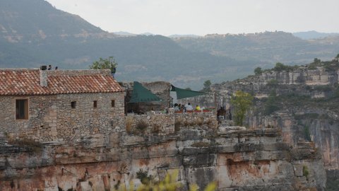 Priorat, Ribera d'Ebre i Terra Alta. Visita als municipis d'El Pinell de Brai, Miravet, la Morera de Montsant, Siurana, Porrera, Gratallops i Falset. Agost de 2014. Foto: Saül Gordillo