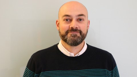 El director de Vilaweb, Vicent Partal, entrevista Saül Gordillo, director de Catalunya Ràdio i dels Mitjans Digitals de la CCMA, al programa L'internauta. Barcelona. 27 de gener de 2017