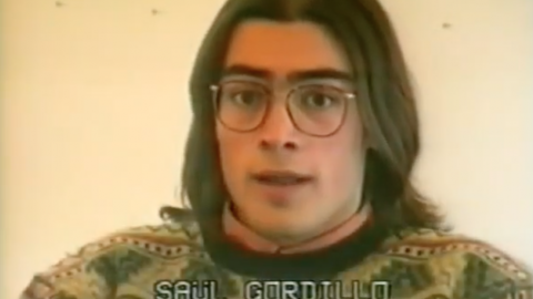 Portada, programa de Saül Gordillo i Joan Pujadas a Televisió Pública Pineda. 34 programes setmanals entre novembre de 1991 i juny de 1992. Pineda de Mar. 1991-1992 