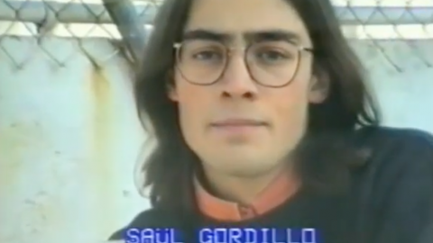 Portada, programa de Saül Gordillo i Joan Pujadas a Televisió Pública Pineda. 34 programes setmanals entre novembre de 1991 i juny de 1992. Pineda de Mar. 1991-1992 