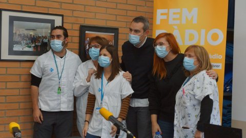 Catalunya Ràdio celebra el Dia Mundial de la Ràdio 2022 a escoles i centres d'assistència primària de Barcelona, Rubí i Granollers. 11 de febrer de 2022