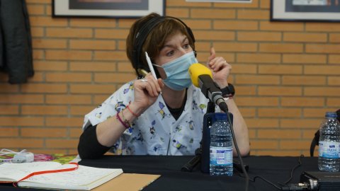 Catalunya Ràdio celebra el Dia Mundial de la Ràdio 2022 a escoles i centres d'assistència primària de Barcelona, Rubí i Granollers. 11 de febrer de 2022