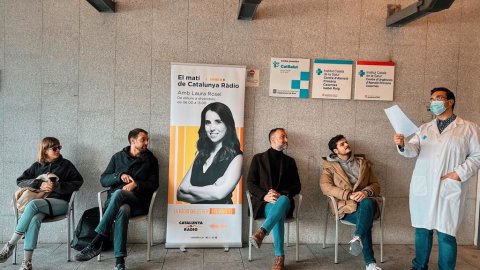Catalunya Ràdio celebra el Dia Mundial de la Ràdio 2022 a escoles i centres d'assistència primària de Barcelona, Rubí i Granollers. 11 de febrer de 2022