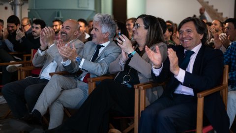 Premis Revolució 4.0 de Catalunya Ràdio 2022 a l'antiga fàbrica Damm. Barcelona. 4 de maig de 2022