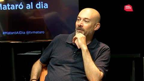 Televisió Mataró. Mataró al dia. Tertúlia d'actualitat amb Núria de José, Beatriz Ballestín, Xevi Galceran, Carlos Aguilar i Saül Gordillo, moderada per Francesc Andrés. Mataró. 15 de juny de 2022 