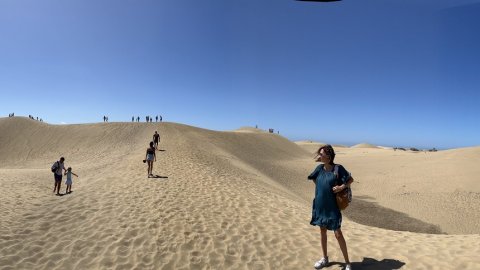 Gran Canaria. Dunes de Maspalomas. Panoràmica. Fotos amb iPhone 13 Pro Max. 4-11 d’agost de 2022