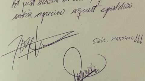 "El nostre col•lega Saül, tot just acabat de casar, que sabrà apreciar aquest epistolari." Josep Ferrer. "Saül t'estimo!" Joan Pujadas, Pineda de Mar, 2000. 'Epistolari Joan Coromines - Francesc de Borja Moll'