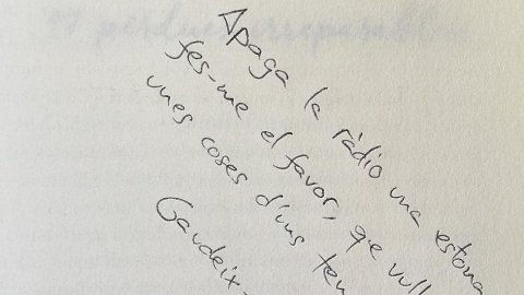 "Apaga la ràdio una estona, fes-me el favor, que vull explicar-te unes coses d'uns temes. Gaudeix-lo, Saül!". Modernet (abans Modernet de merda). '17 pèrdues irreparables'. 2016 