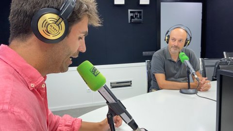 Entrevista a Onda Cero Catalunya, al programa 'La bruíxola d’estiu' amb Marco Chiazza i Marc C. Griso. Barcelona. 23 d’agost de 2022 