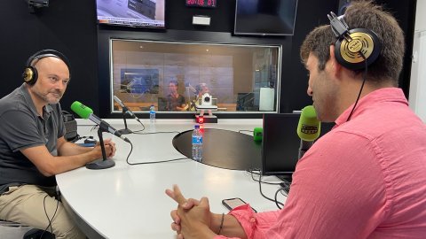 Entrevista a Onda Cero Catalunya, al programa 'La bruíxola d’estiu' amb Marco Chiazza i Marc C. Griso. Barcelona. 23 d’agost de 2022 