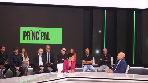 Presentació de la nova temporada de 8tv i anunci del naixement del mitjà digital Principal, que dirigirà Saül Gordillo. Sant Just Desvern. 7 de setembre de 2022