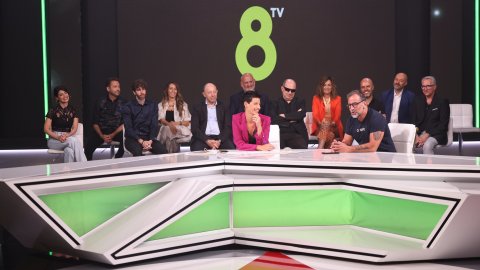 Presentació de la nova temporada de 8tv i anunci del naixement del mitjà digital Principal, que dirigirà Saül Gordillo. Sant Just Desvern. 7 de setembre de 2022
