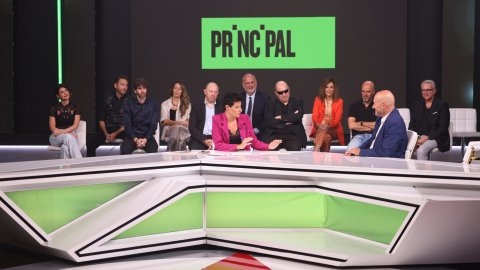 Presentació de la nova temporada de 8tv i anunci del naixement del mitjà digital Principal, que dirigirà Saül Gordillo. Sant Just Desvern. 7 de setembre de 2022
