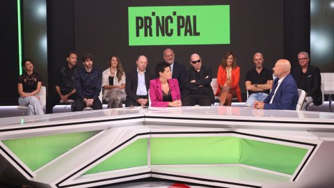 Presentació de la nova temporada de 8tv i anunci del naixement del mitjà digital Principal, que dirigirà Saül Gordillo. Sant Just Desvern. 7 de setembre de 2022