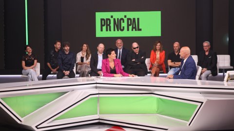 Presentació de la nova temporada de 8tv i anunci del naixement del mitjà digital Principal, que dirigirà Saül Gordillo. Sant Just Desvern. 7 de setembre de 2022