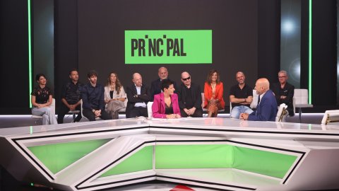Presentació de la nova temporada de 8tv i anunci del naixement del mitjà digital Principal, que dirigirà Saül Gordillo. Sant Just Desvern. 7 de setembre de 2022