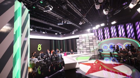 Presentació de la nova temporada de 8tv i anunci del naixement del mitjà digital Principal, que dirigirà Saül Gordillo. Sant Just Desvern. 7 de setembre de 2022