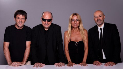 El Pentàgon de 8tv, novetat de la temporada 2022-2023. Programa de Vicent Sanchis amb Mònica Hernàndez de subdirectora i col·laboradors com Sergi Sol, Pilar Rahola i Saül Gordillo. Sant Just Desvern. Setembre de 2022