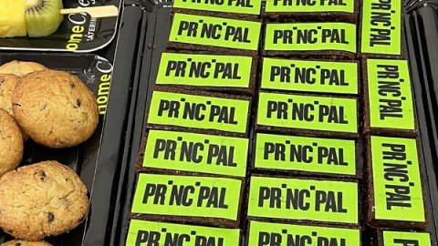 Redacció del nou mitjà digital de Catalunya, Principal, el tercer dia de funcionament. Sant Just Desvern. 3 d'octubre de 2022