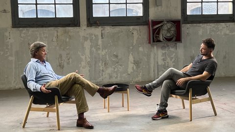 La Fábrica de Gabriel Rufián a 8tv, amb Cayetano Martínez de Irujo. Barcelona. 14 d’octubre de 2022