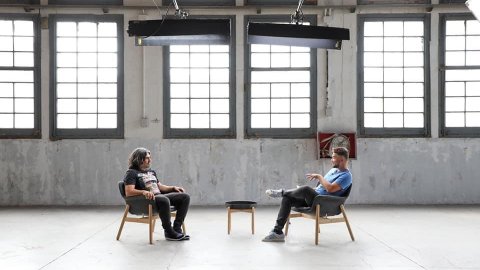 La Fábrica de Gabriel Rufián a 8tv amb l’humorista i monologuista JJ Vaquero. Intervenció del director de Principal, Saül Gordillo. Barcelona. 23 d’octubre de 2022. Foto: Elsa BS E-Vents