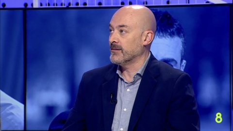 El director de Principal, Saül Gordillo, al programa OpinaCat de 8tv. Sant Just Desvern. 11 de novembre de 2022