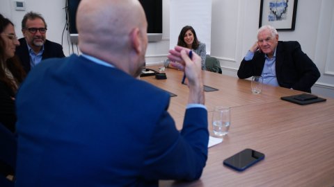 Entrevista a Ernest Maragall, candidat d'ERC a Barcelona, que visita la redacció de Principal. Barcelona. 18 de novembre de 2022 