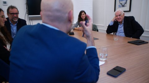 Entrevista a Ernest Maragall, candidat d'ERC a Barcelona, que visita la redacció de Principal. Barcelona. 18 de novembre de 2022 