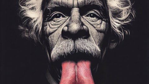 Bansky i Albert Einstein. Entrevistes impossibles generades amb Chat GPT-4 i publicades a saul.cat. 