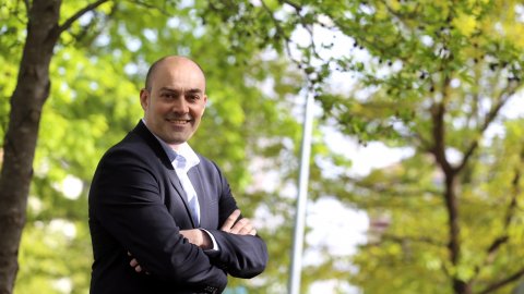 Entrevista a Saül Gordillo, director de Catalunya Ràdio, a la seu del diari a Girona. 6 de març de 2016