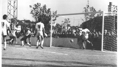 Partit entre l'Arenys Exprés i l'Arenys de Mar. Arenys de Mar. Novembre de 1990