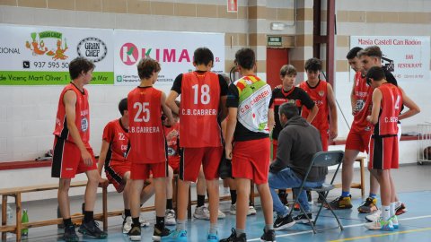 Bàsquet cadet. CB Cabrera - CB Calella B (76-32). Cabrera de Mar. 13 de maig de 2023