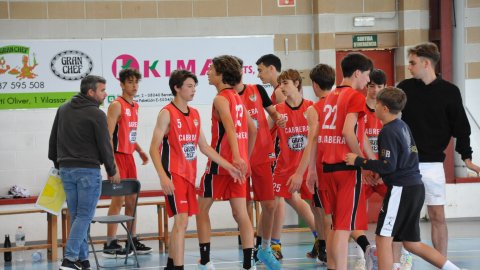 Bàsquet cadet. CB Cabrera - CB Calella B (76-32). Cabrera de Mar. 13 de maig de 2023