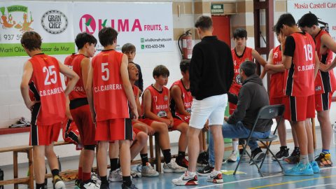 Bàsquet cadet. CB Cabrera - CB Calella B (76-32). Cabrera de Mar. 13 de maig de 2023