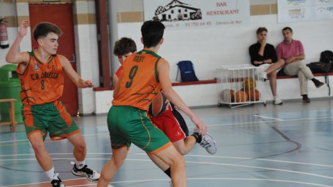 Bàsquet cadet. CB Cabrera - CB Calella B (76-32). Cabrera de Mar. 13 de maig de 2023