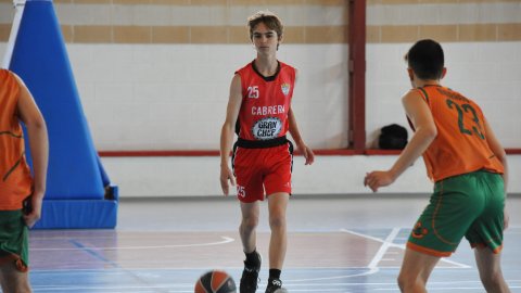 Bàsquet cadet. CB Cabrera - CB Calella B (76-32). Cabrera de Mar. 13 de maig de 2023