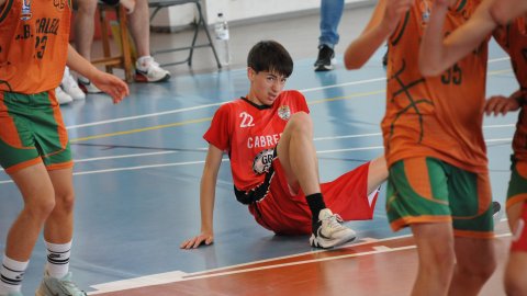 Bàsquet cadet. CB Cabrera - CB Calella B (76-32). Cabrera de Mar. 13 de maig de 2023